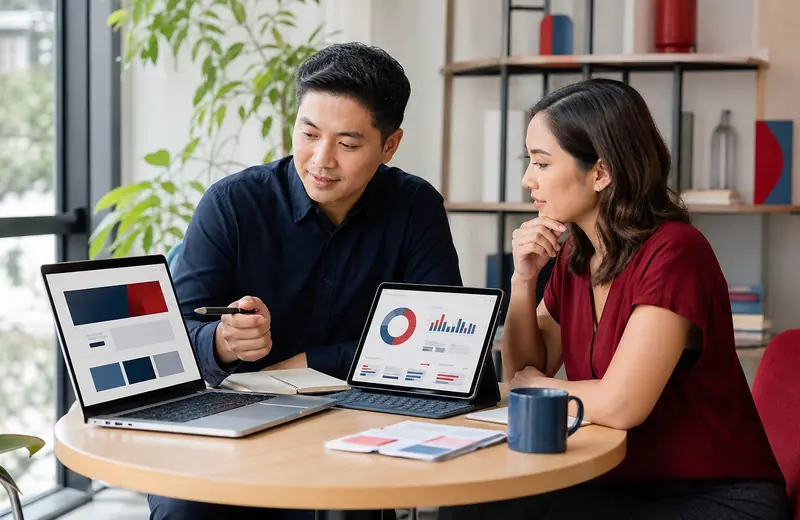 Digital strategy review of a campaign landing page and lead-generation analytics